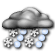 Cloudy with Light Sleet/Snow